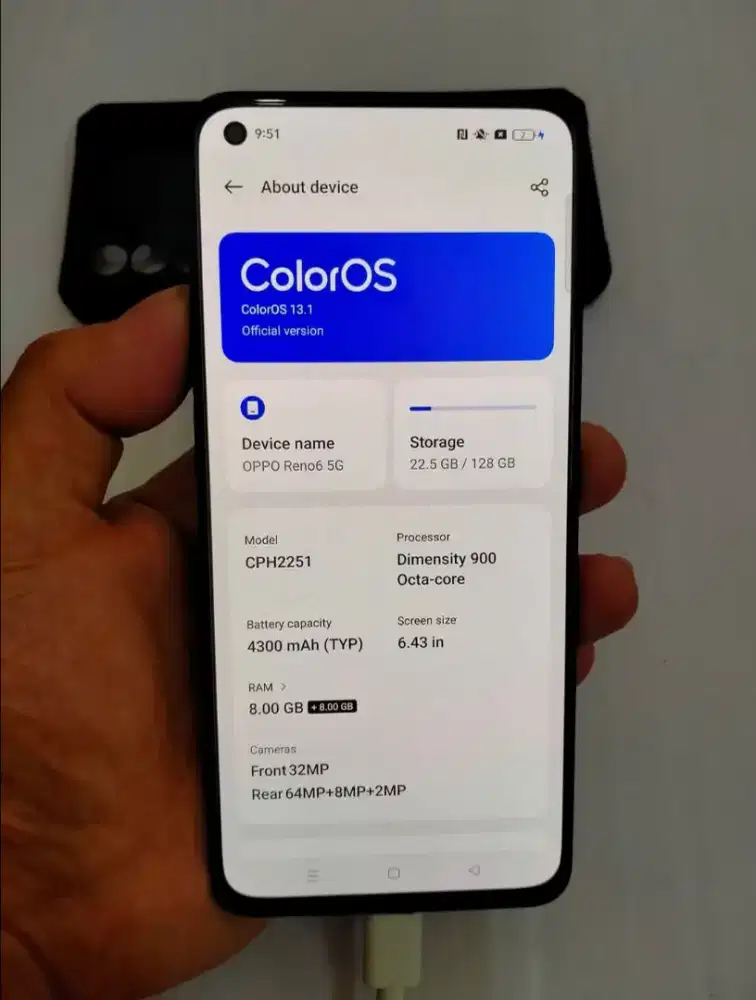 OPPO RENO 6 5G.