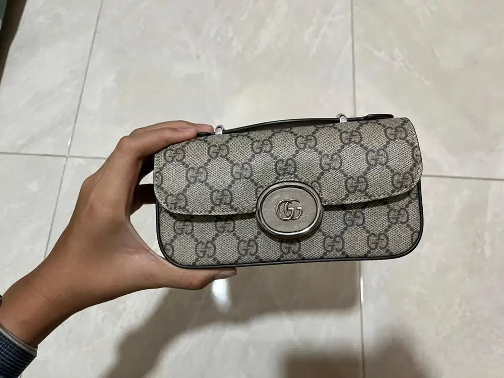 Gucci Petite GG Top Handle Shoulder Bag