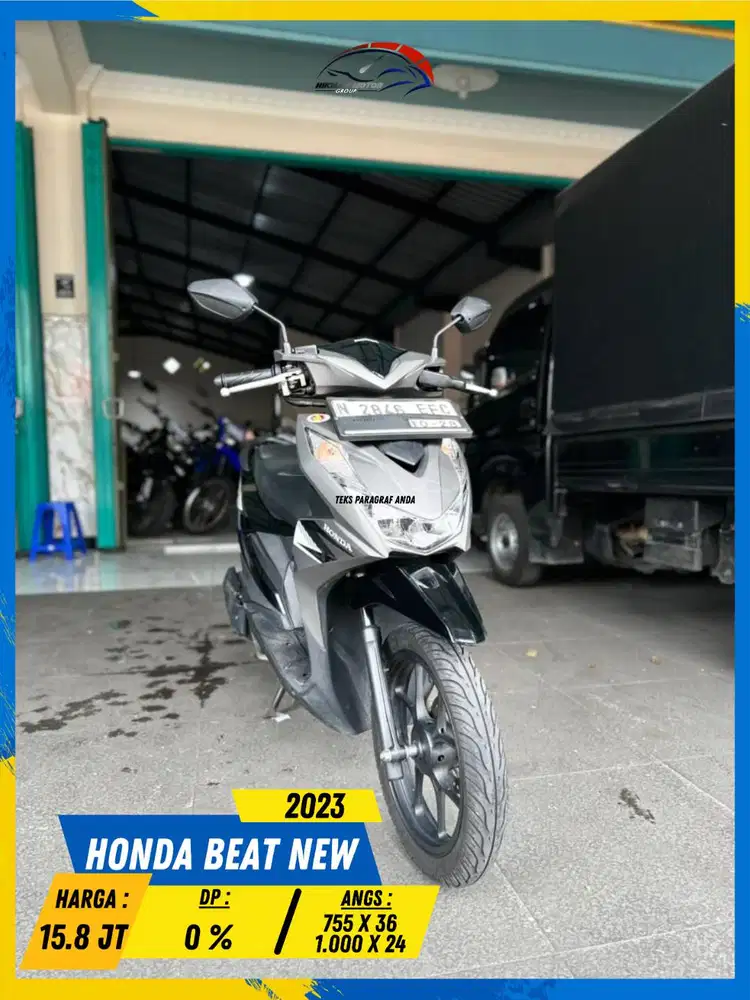 HONDA BEAT NEW 2023 GAS KANN MASZEHH HIKMAH MOTOR KEPUH