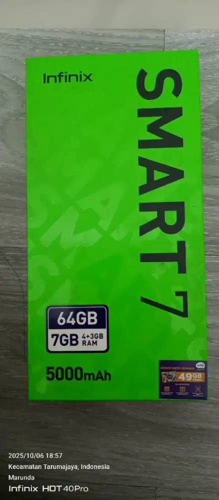 Jual hp infinix smart 7
