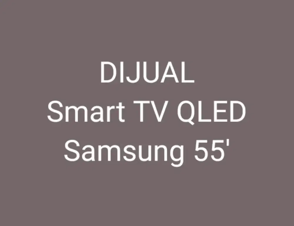 SmartTV QLed Samsung 55inch