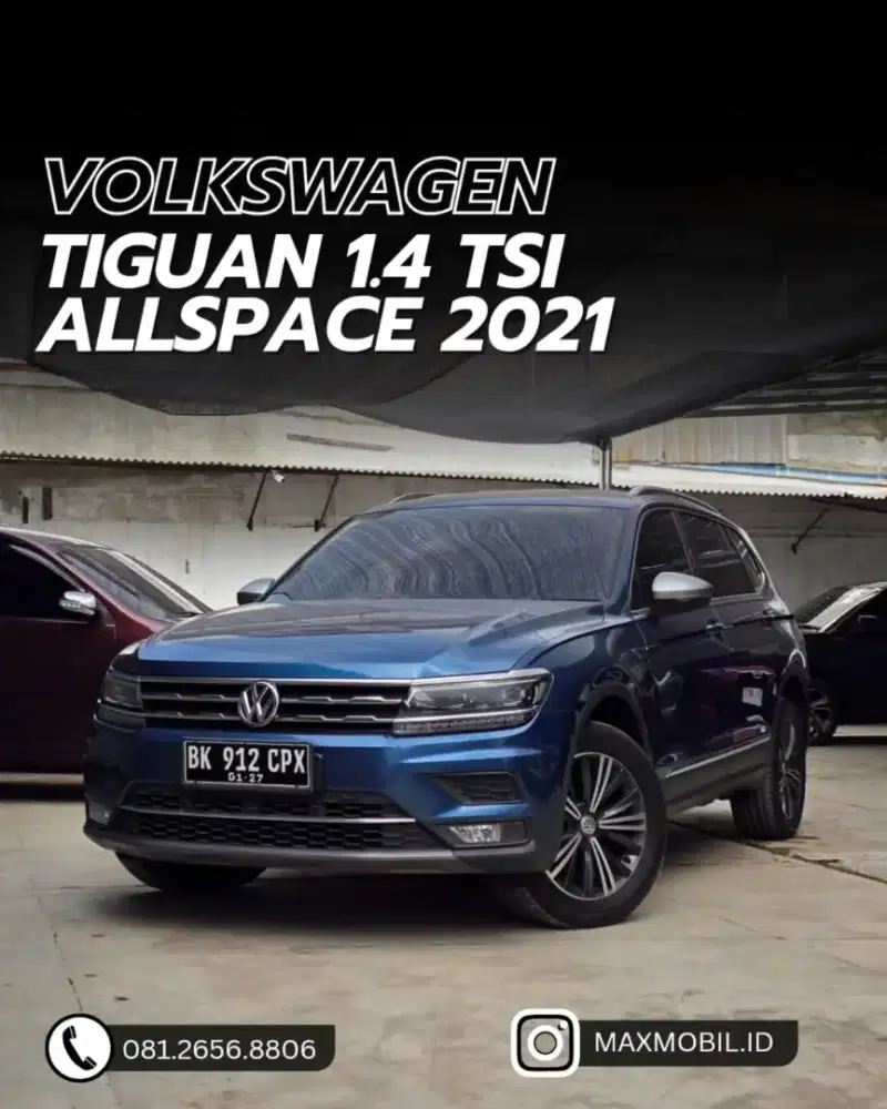 [ODO 13RB‼️] VW TIGUAN 1.4T ALLSPACE AT 2021 pemakaian 2022