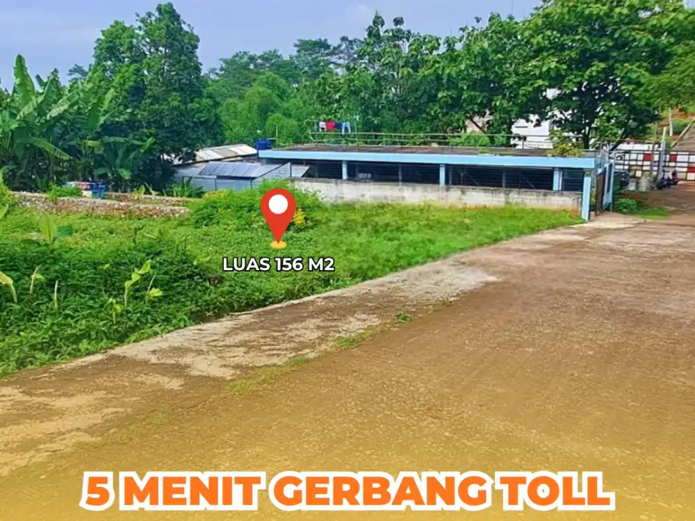 Tanah dalam komplek 5 menit gerbang toll cileunyi