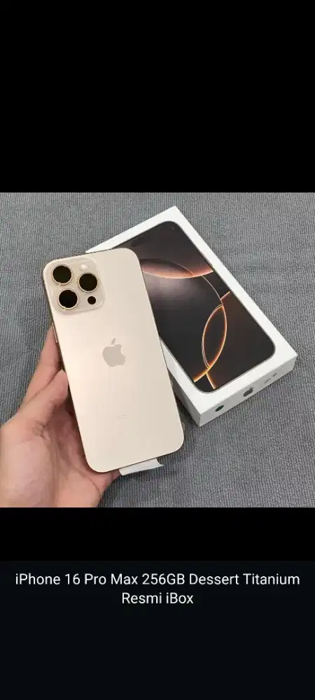 Iphone 16 promax 256 ibox