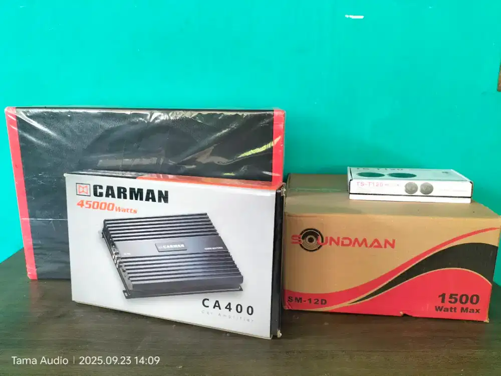 Paket Audio jedug murah + kabel set + pasang