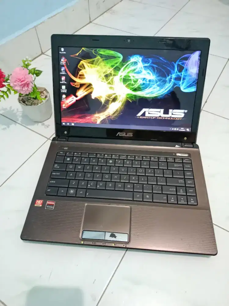 Laptop Asus K43 editing game no minus