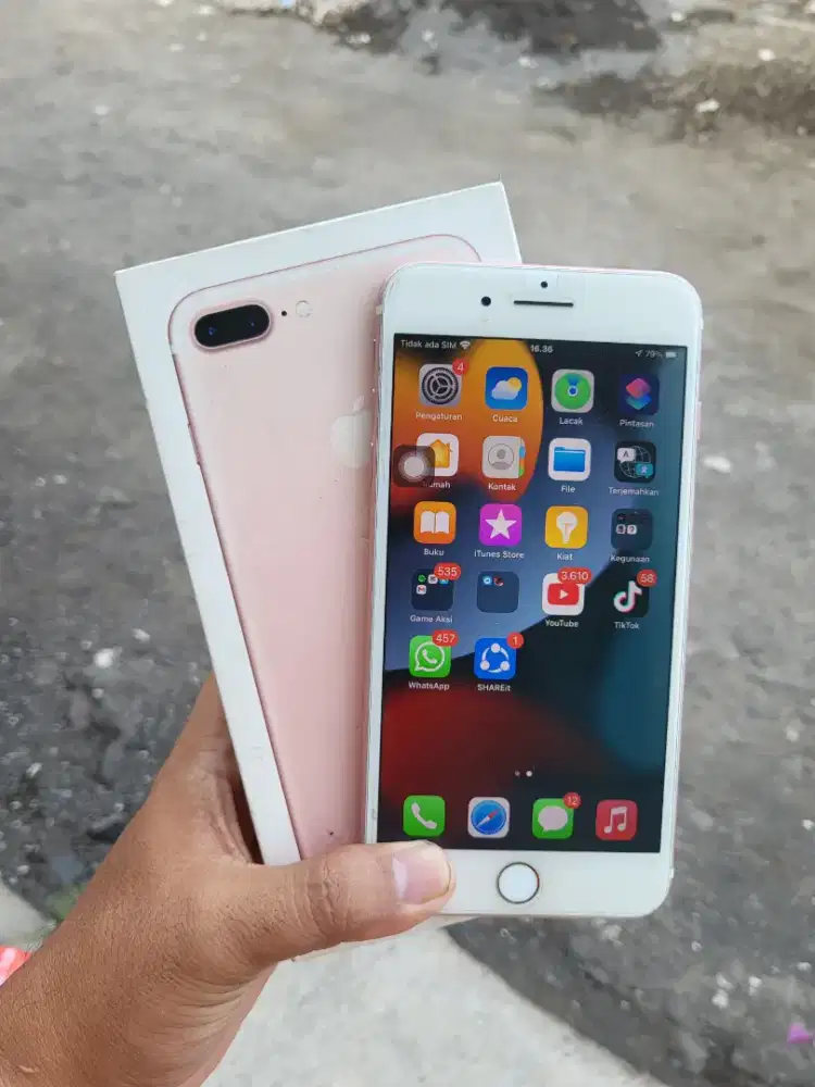Iphone 7 Plus 32Gb Lengkap