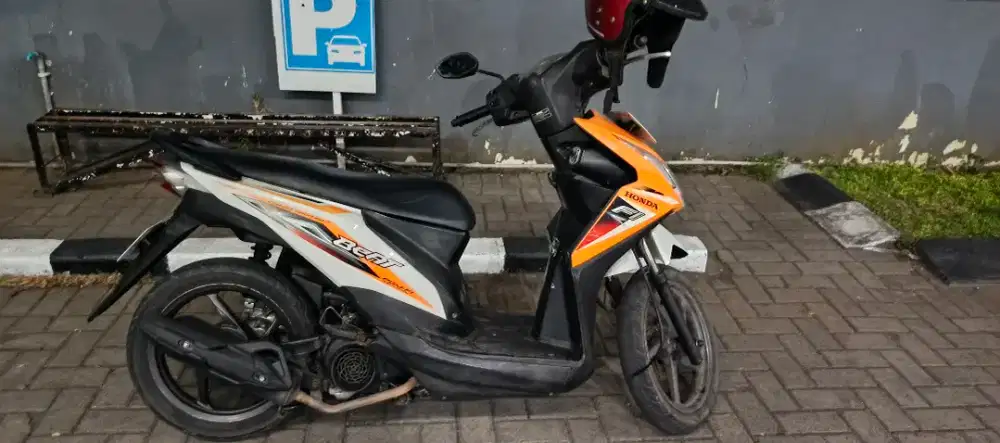 Beat 2014 minus mesin agak kasar, hidup semua pajak dan plat