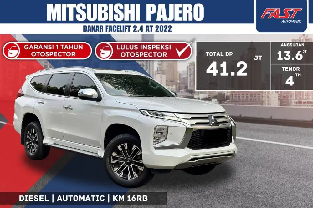 MITSUBISHI PAJERO DAKAR 2022 FACELIFT 2.4 DIESEL SUNROOF KM.16RB #F6ST