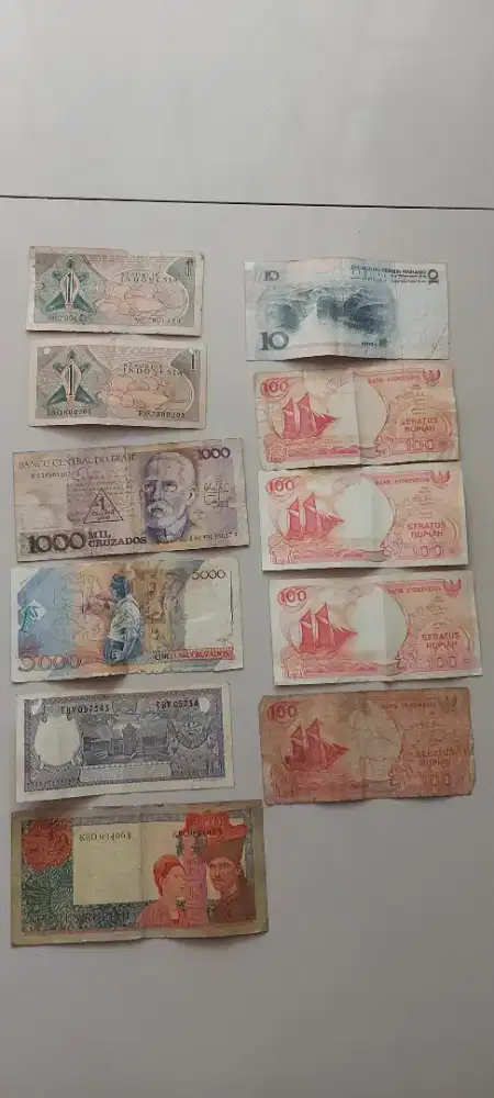 Dijual Uang Kertas Kuno dr bbrpa Negara