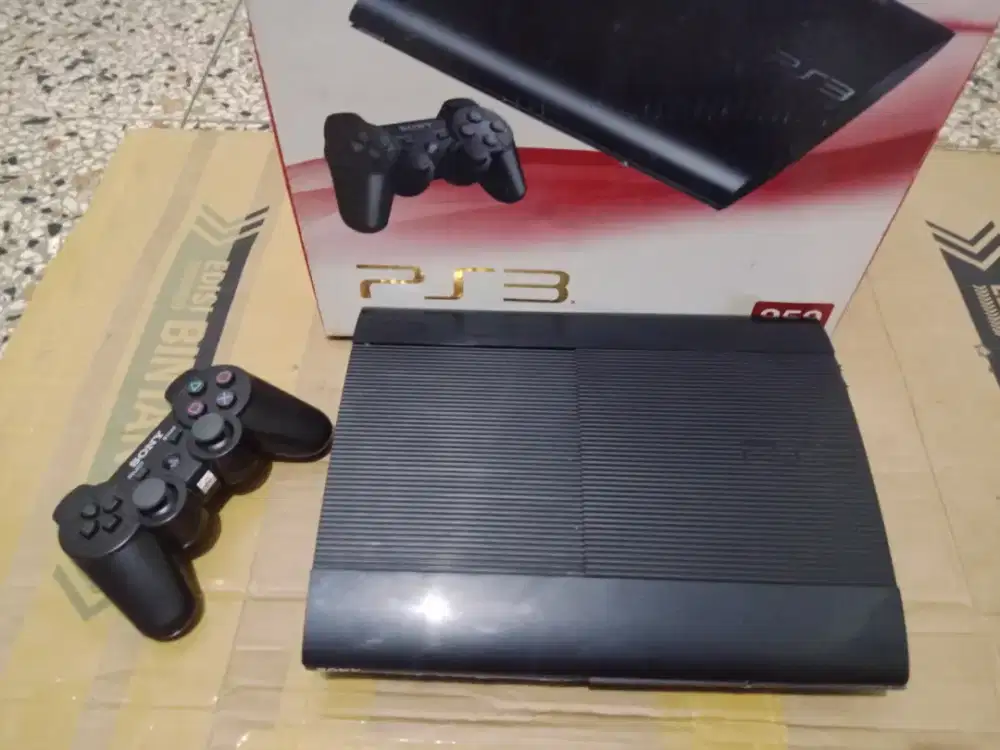 PS3 Superslim Murah Fullgame Seri Slim 30 PS 4 3 Fat 25 Bekas 500gb