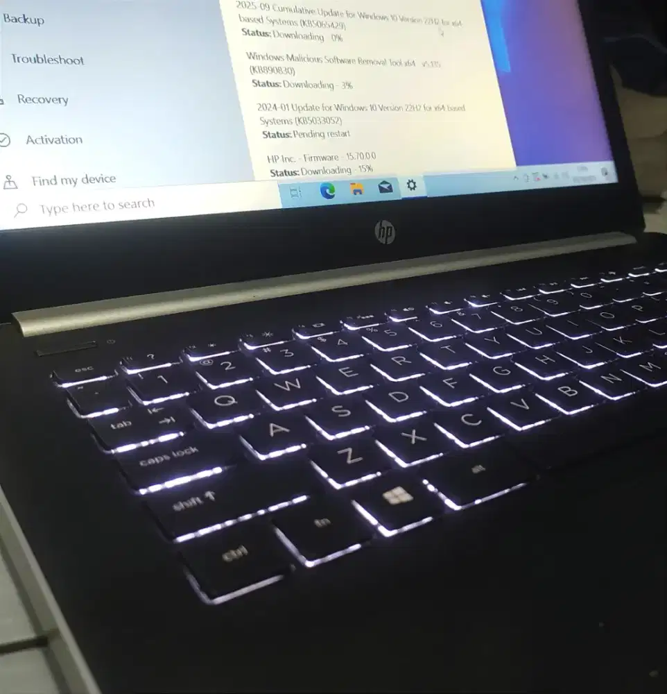 Laptop Hp 14s AMd A4 9125 Ram 8Gb Ssd 256Gb body slim no lemot