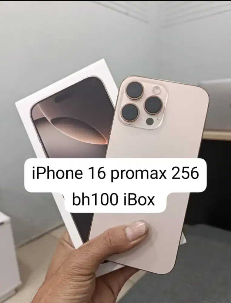 iPhone 16 Promax 256 GB iBox garansi panjang