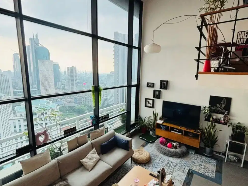 Dijual Cityloft Sudirman Duplex 121 m² – 2 Unit Jadi Satu, Lokasi Premium di Atas Citywalk Mall