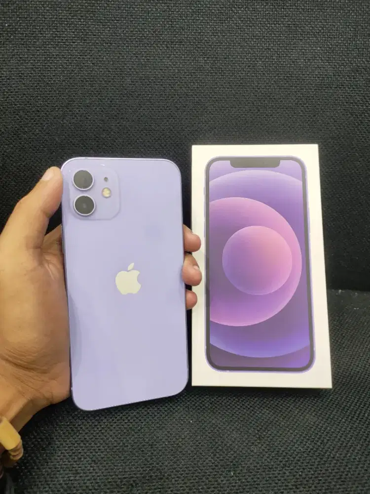 iPhone 12 128gb BEACUKAI Fullset, Mulus, Nominus