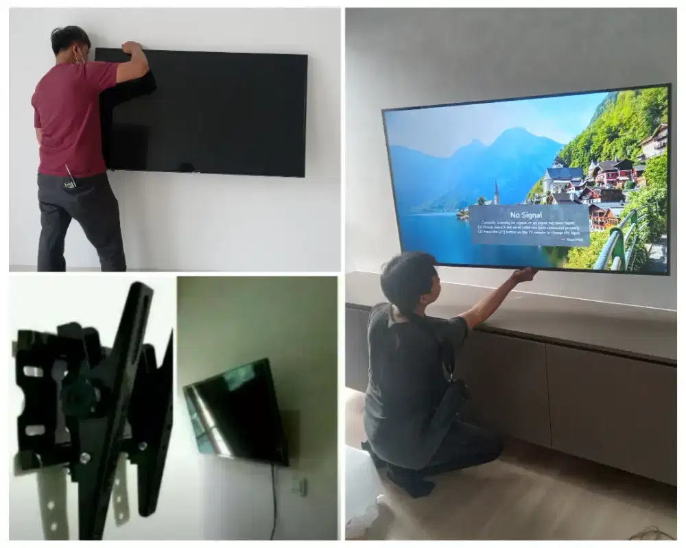 Pasangkan bracket dan Braket plus pasang terima rapih breket briket