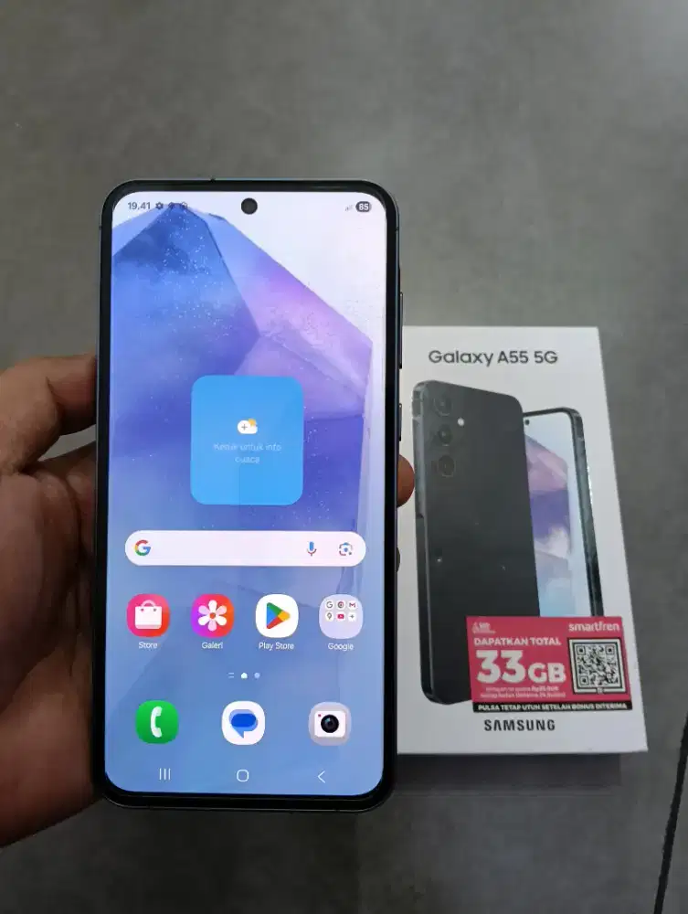 Samsung a55 5g ram 12/256gb fullset ori sein