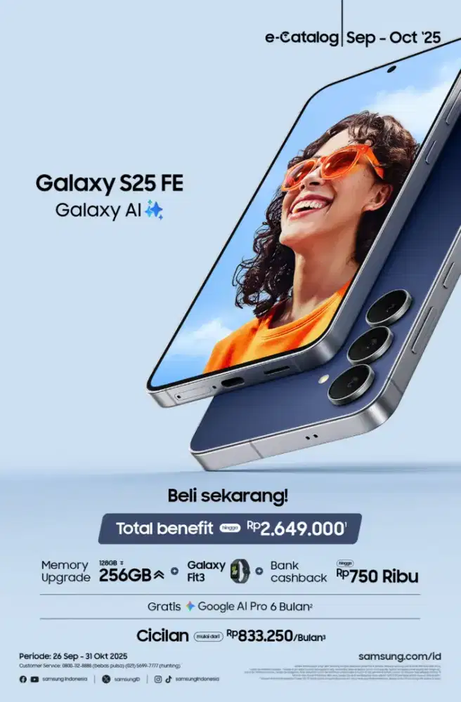 Samsung Galaxy S25 FE  - Memory Upgrade GRATIS!