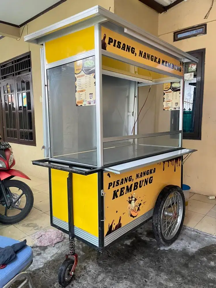 Gerobak Dagang / Bekas Jualan Pisang goreng