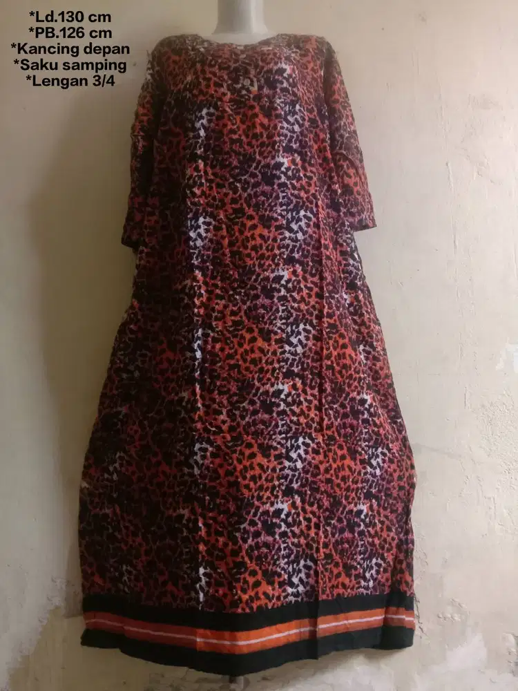 Daster semata kaki & lengan 3/4