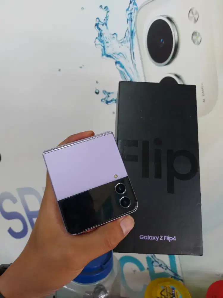 SAMSUNG ZFLIP 4 5G 8+8/128GB FULLSET ORI NO MINUS2 SEHAT