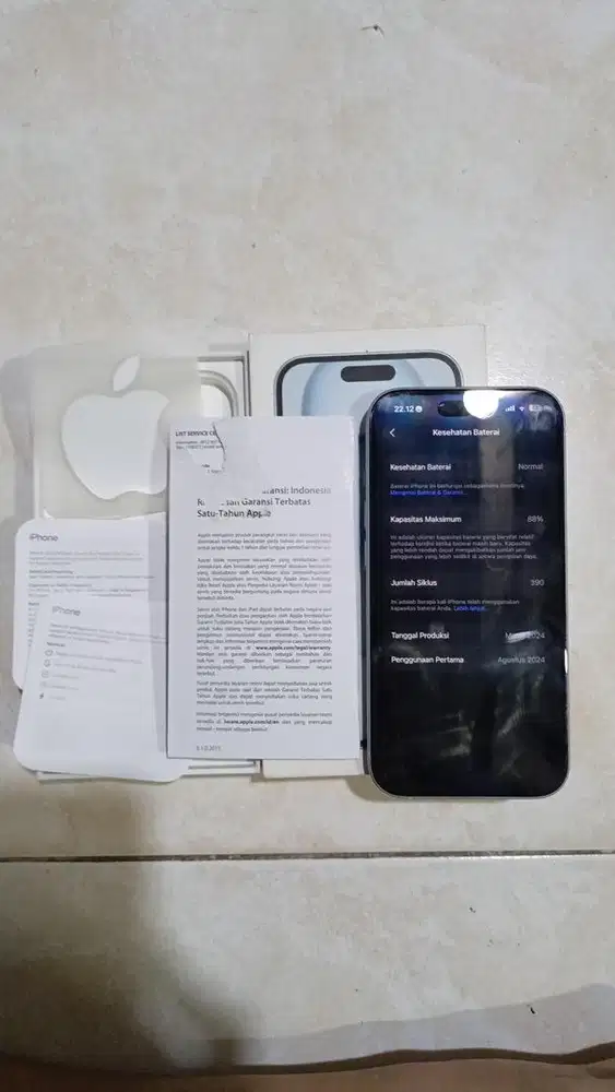 iphone 15 128 mulus 100%