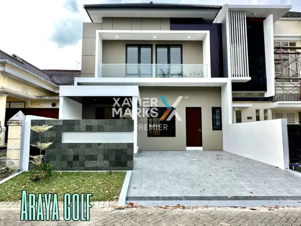 Rumah Baru Modern Dengan Sentuhan Elegan di Araya Golf Malang