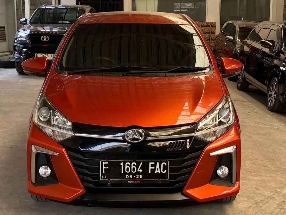 Daihatsu Ayla 1.2 R AT 2021 Orange PREMIUM F1664FAC