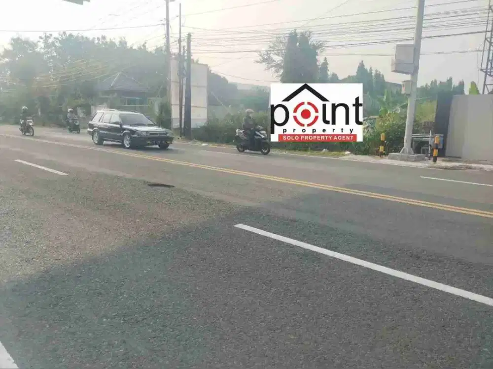 Tanah Termurah Kawasan Strategis Colomadu Pinggir Jalan Raya