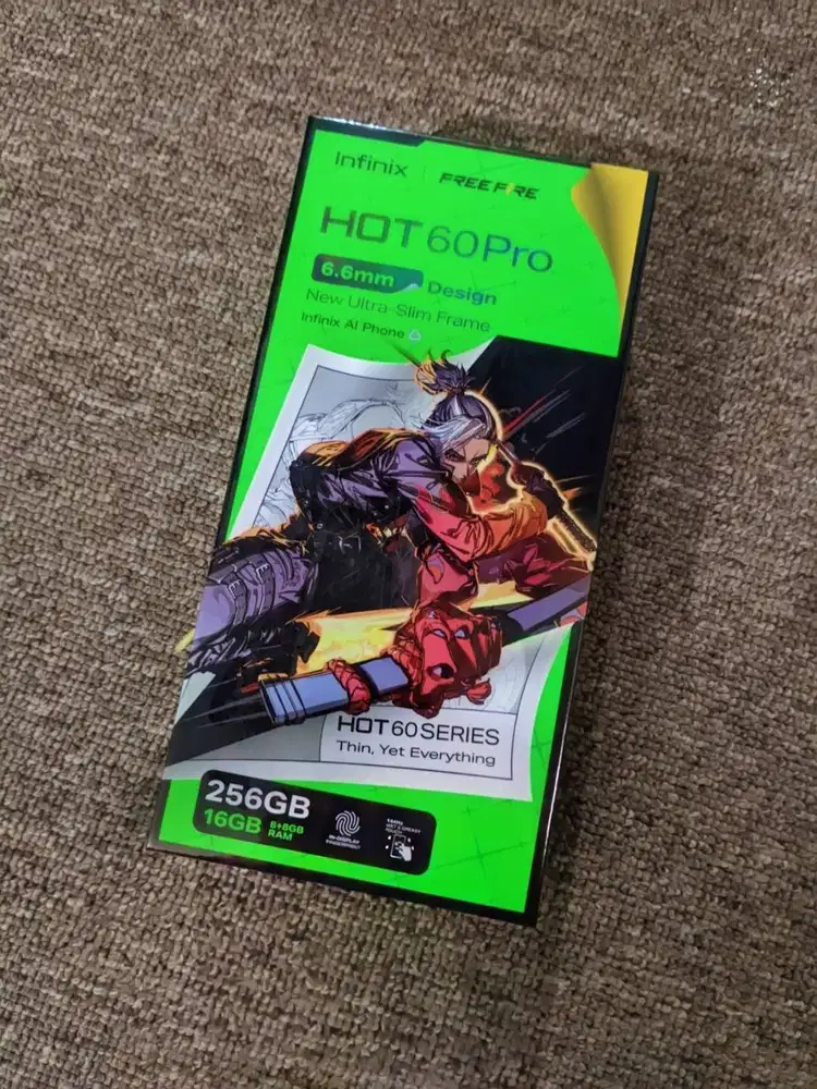 Infinix Hot 60 Pro 8/256 GB Baru Segel No Repack