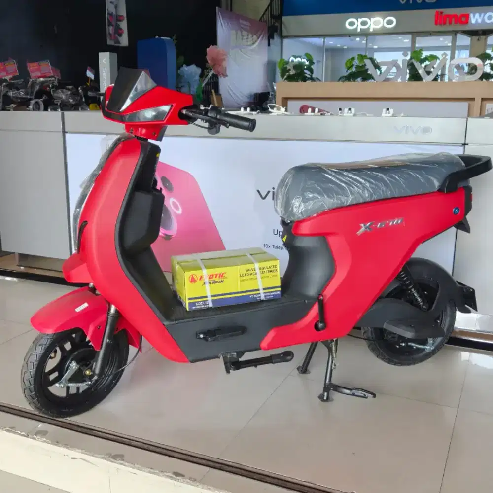 SEPEDA LISTRIK EXOTIC X670 SETIAP PEMBELIAN BISA FREE SPEAKER AKTIF