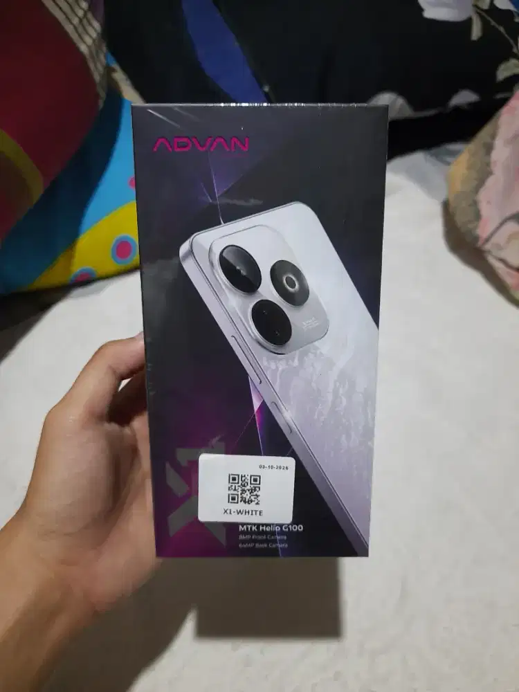 Advan X1 NFC Hp Gaming 8/128gb Warna White New Segel Gransi Resmi 1thn
