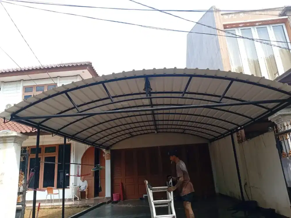 Jasa pasang Kanopi atap baja ringan