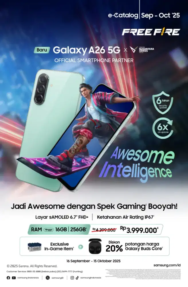 PROMO! Samsung Galaxy A26 5G - Spek Gaming BOOYAH!