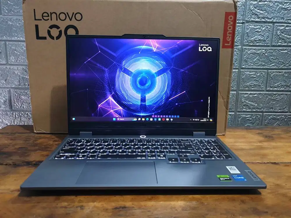 LOQ 15IAX9 i5-12450HX 12/512GB RTX 3050 6GB 144Hz Garansi Nov 2026