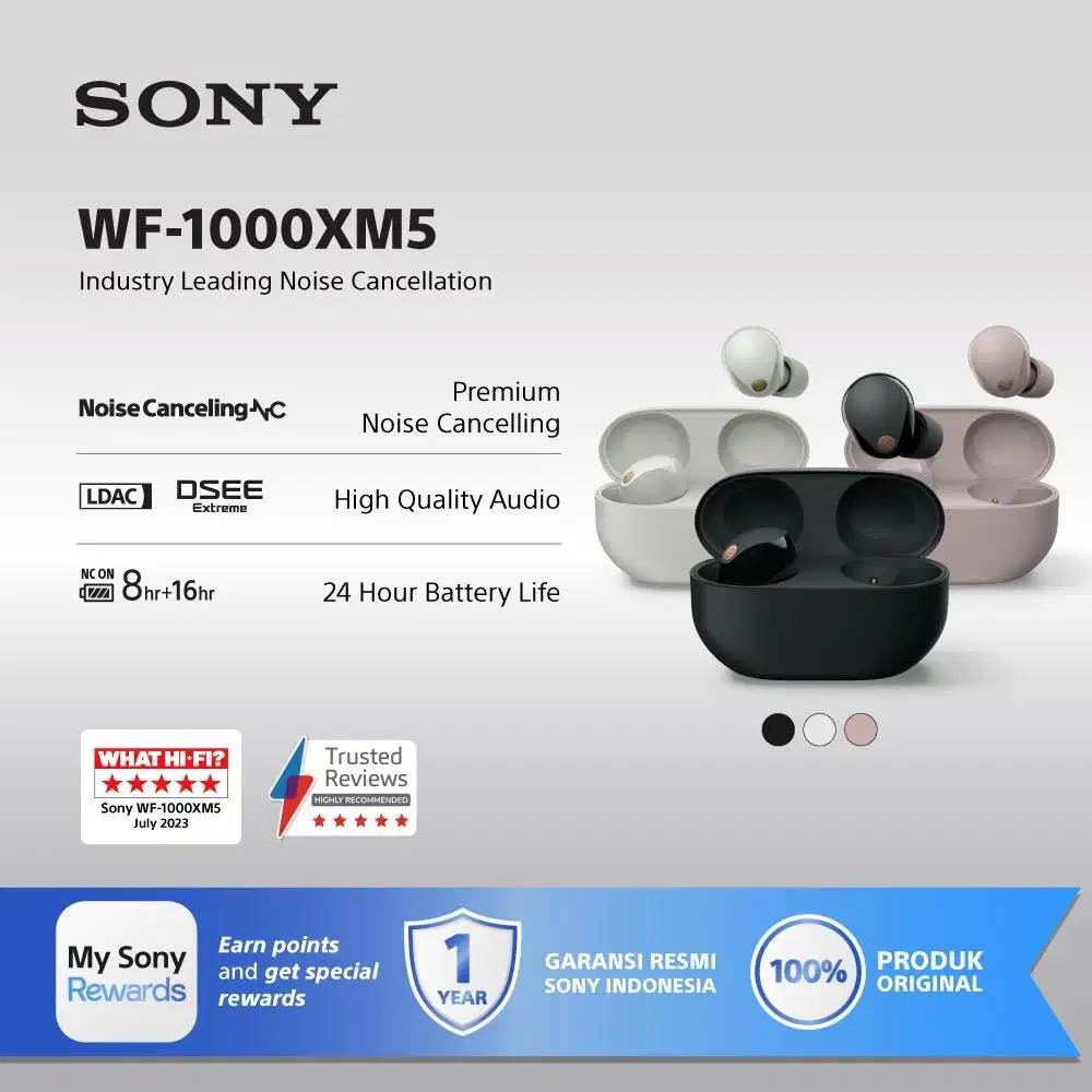 TWS Sony WF-1000XM5