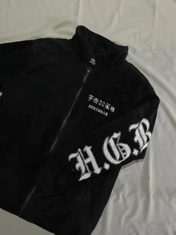 Jaket Tebal Sherpa Bulu Size XL