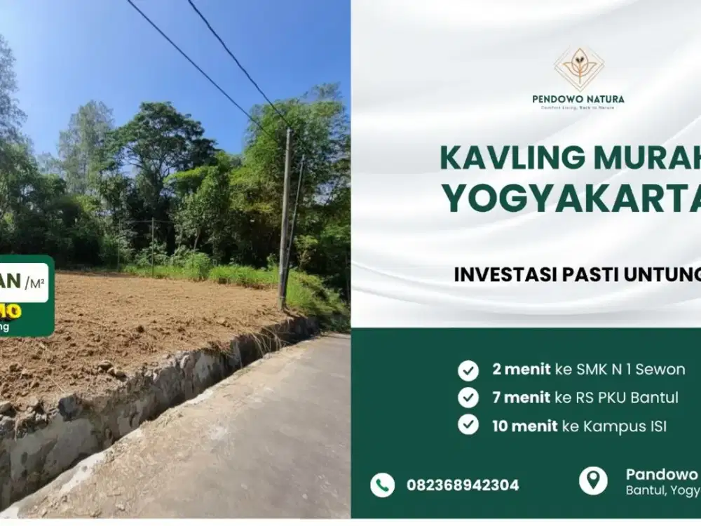 Kavling Dekat Kampus Harga Nego Cepat!