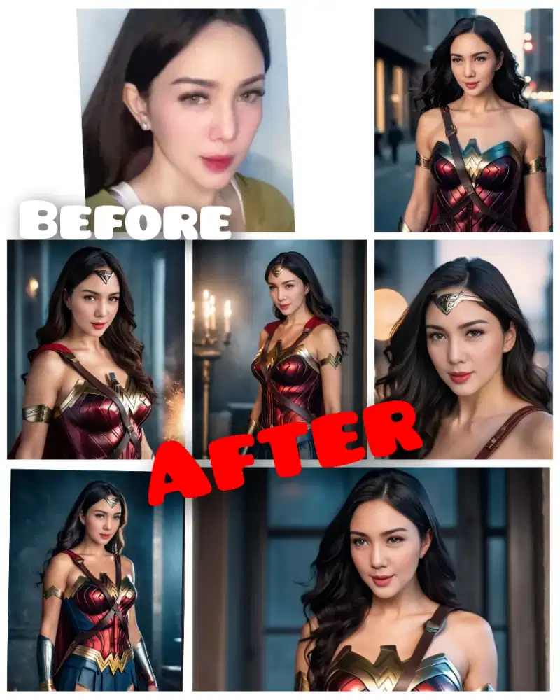 Jasa edit foto cosplay online via wa ok gpl gan