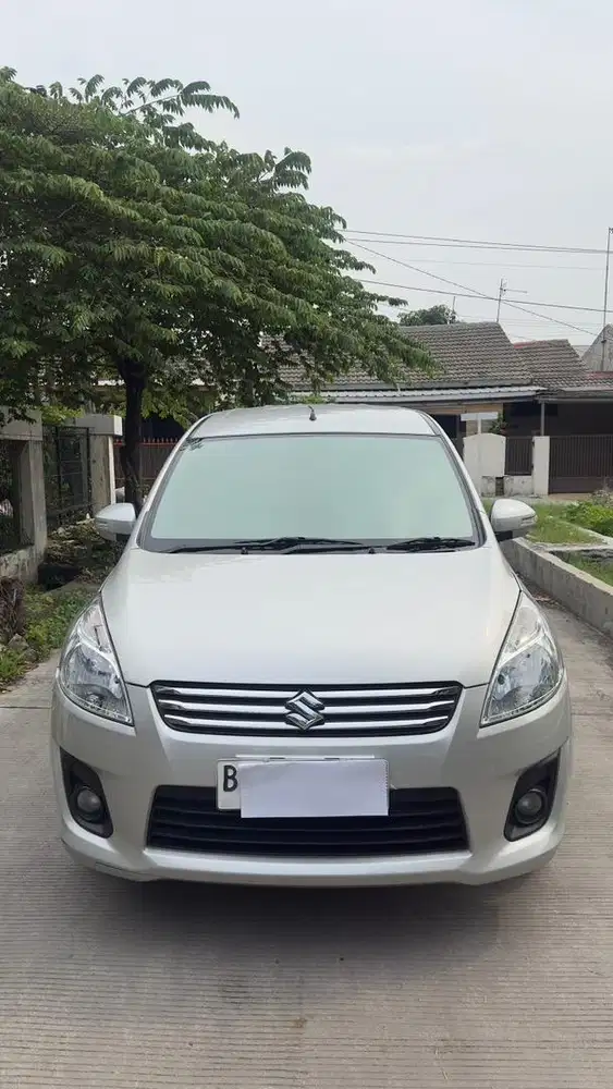 Suzuki Ertiga GX AT 2014 KM 60rb Silver Tangan Pertama Kondisi Terawat
