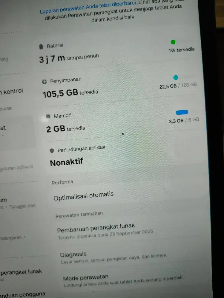 Tab Samsung s7 fe 5g 6/128 resmi