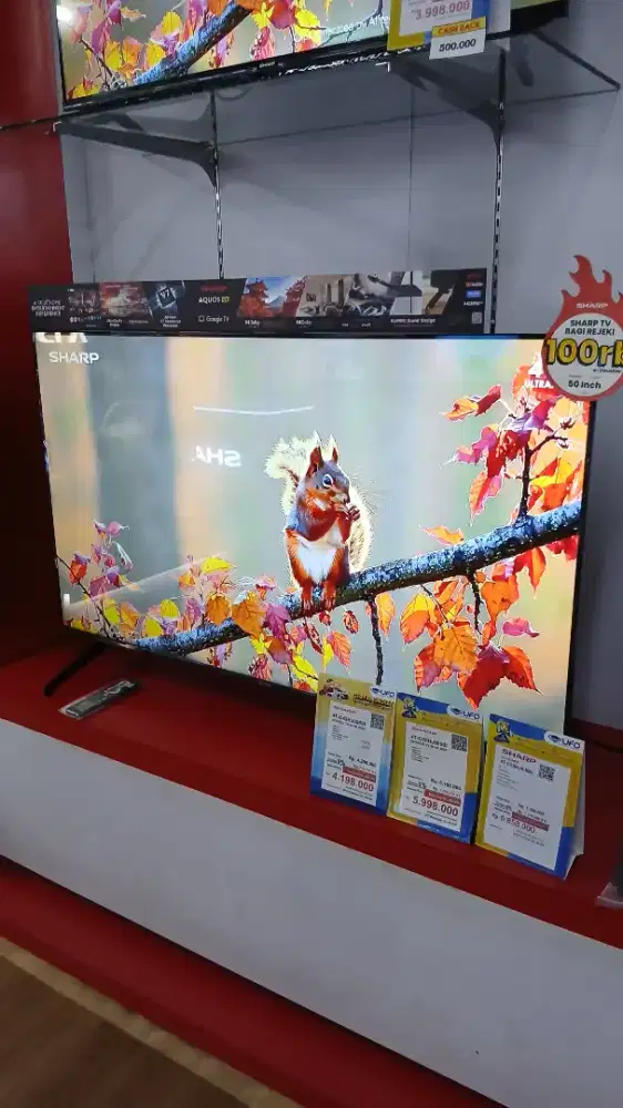 TV Sharp seri 4T-C43HJ6000I, 4T-C50HJ6000I, 4T-C55HJ6000I