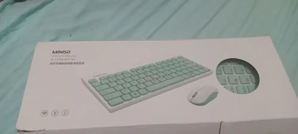 Keyboard miniso set mouse wireless