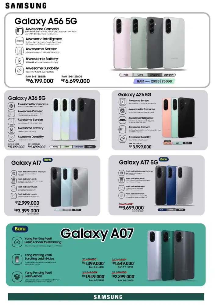 Samsung A56 5G free adapter