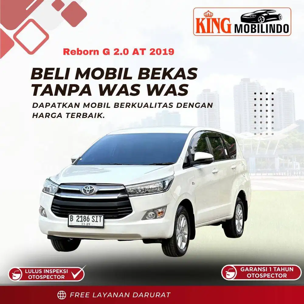 ( king mobilindo ) Innova Reborn G 2.0 Matic 2019 Bensin