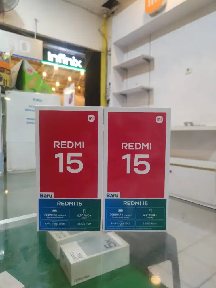 Redmi 15 8/256 promo+bonus cash & kredit Garansi Resmi
