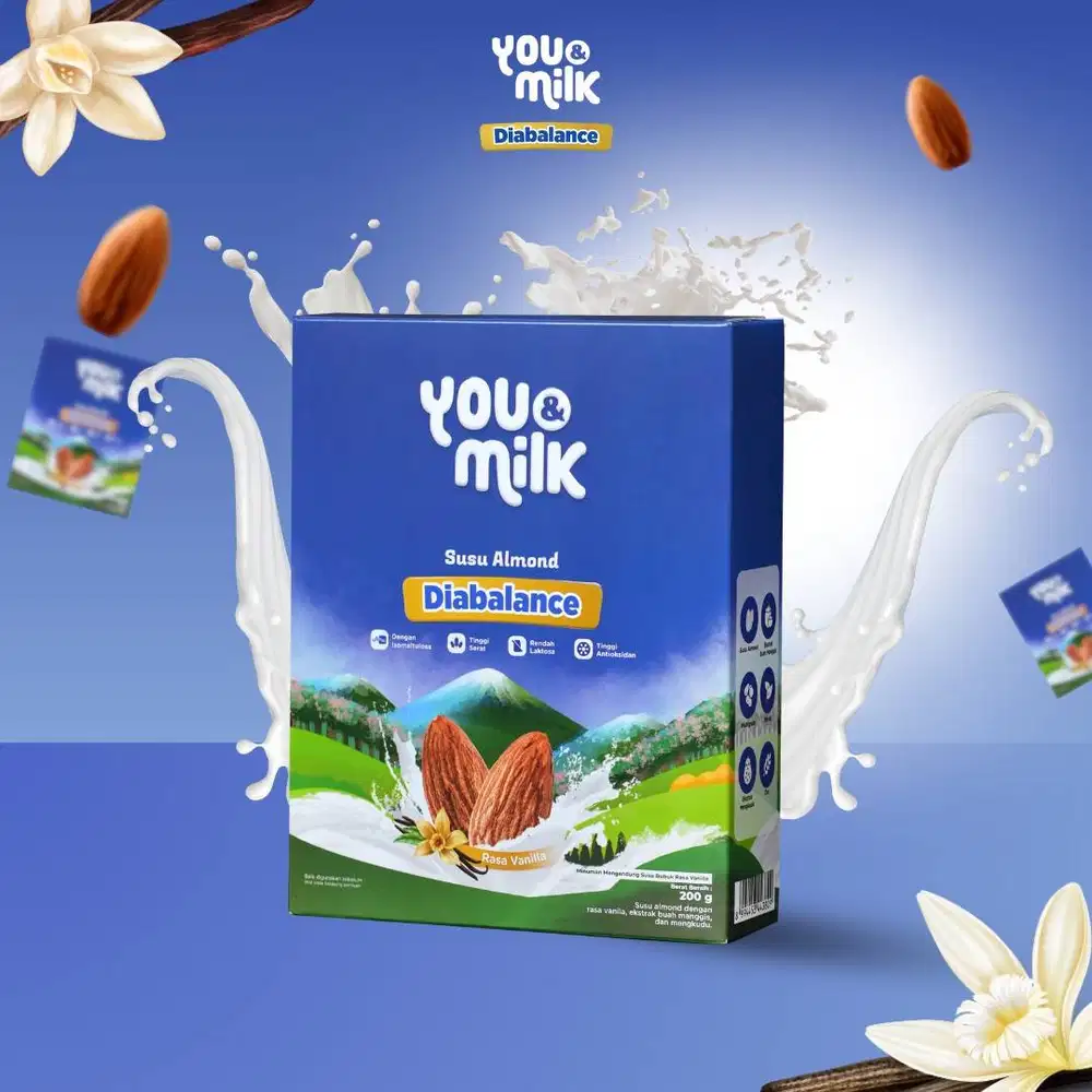 Susu Almond YOU and MILK DIABALANCE