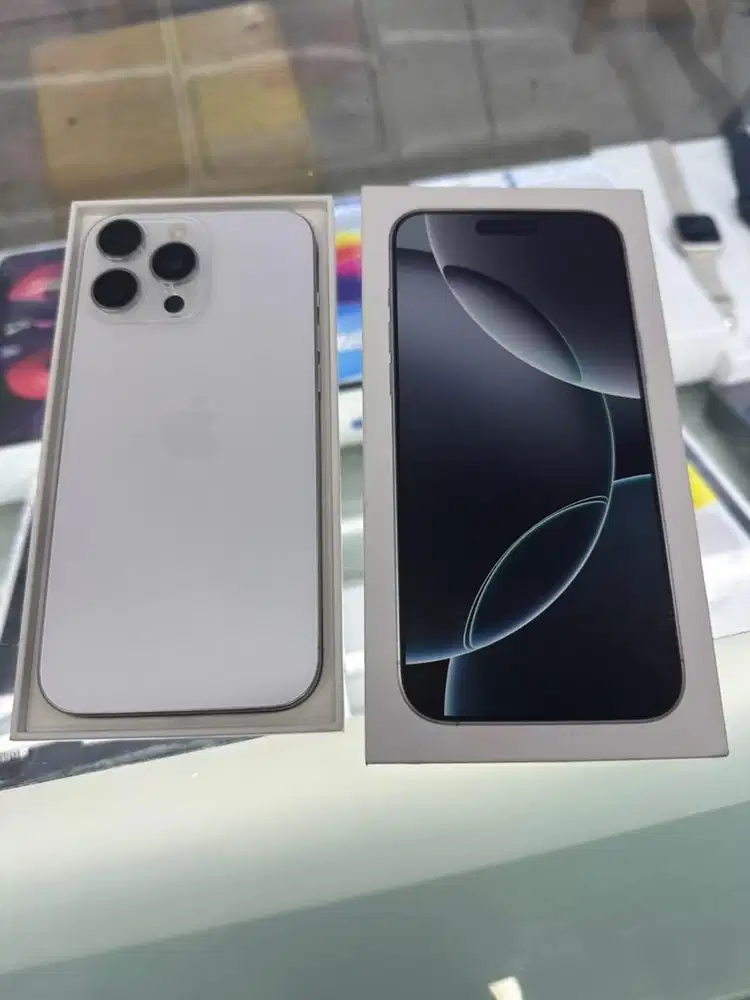 Second iPhone 16 Pro Max 256Gb Inter Beacukai Fullset Lengkap