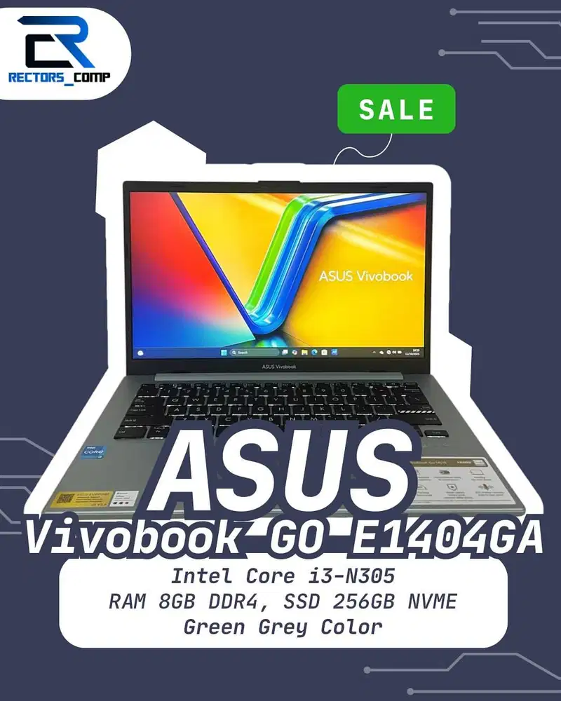 ASUS Vivobook E1404G - Baru beli tanggal 8 oktober 2025