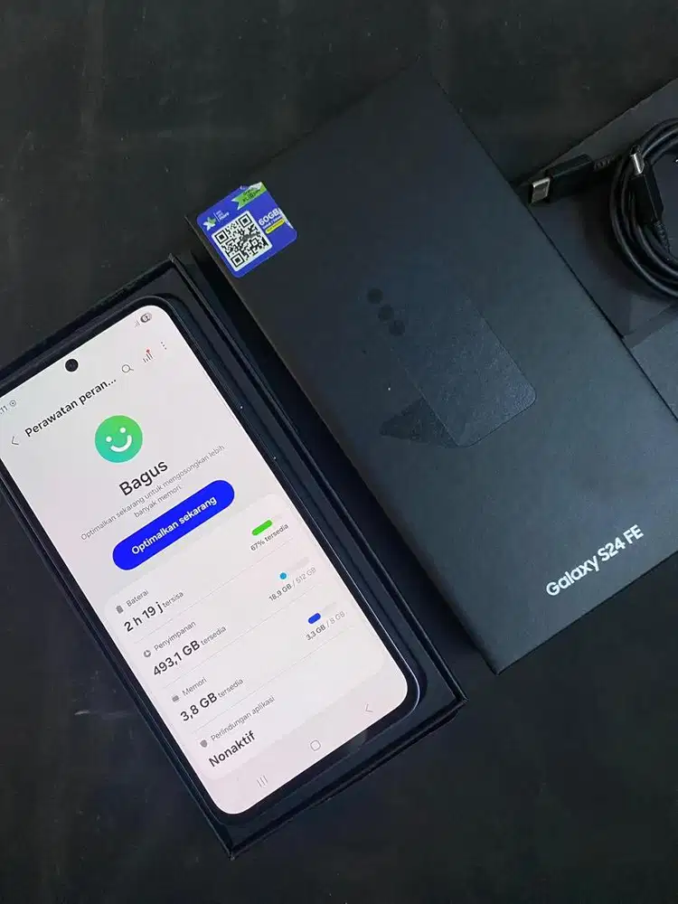 Second Samsung S24 FE 8/512GB fullset Original Sein